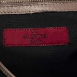 مملوكة مسبقًا حقيبة فالنتينو افروديت جلد وجلد ثعبات متعدد الألوان بيد علوية