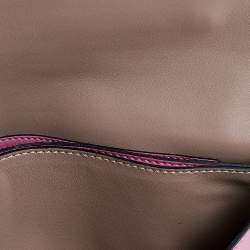 Pre Owned Valentino Pink Leather Rockstud Clutch