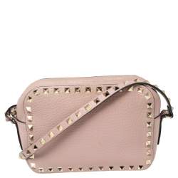 Valentino Rockstud Camera Bag (Pink)