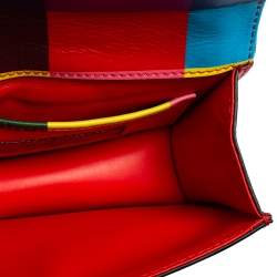 مملوكة مسبقًا Valentino Multicolour Leather Mini Glam Lock Shoulder Bag