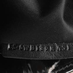 Pre Owned Valentino Multicolor Patent Leather And Silk Organza Rosier Tote