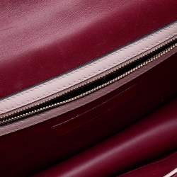 مملوكة مسبقًا Valentino Tri Color Leather Rockstud Medium Glam Lock Flap Bag