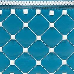 Pre Owned Valentino Blue Quilted Leather Rockstud Belt Bag