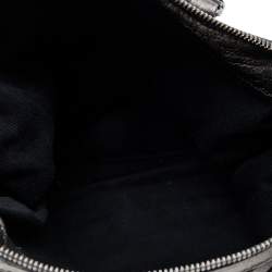 Pre Owned حقيبة يد فالنتينو شوبر ميزون بطيات جلد رصاصي