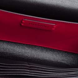 مملوكة مسبقًا حقيبة كلتش فالنتينو في كايس جلد وردي فاتح مزينة بالكريستال