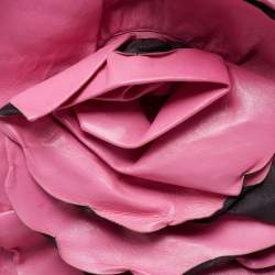 Pre Owned Valentino Pink Leather Petale Tote