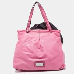 Pre Owned Valentino Pink Leather Petale Tote