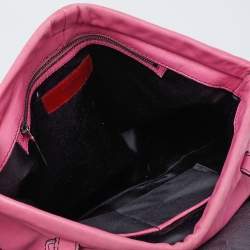 Pre Owned Valentino Pink Leather Petale Tote