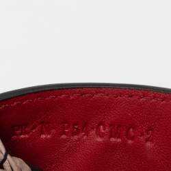 Pre Owned Valentino Gold Patent Leather Rockstud Spike Compact Wallet