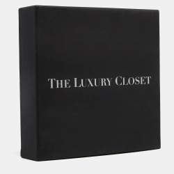 Pre Owned Valentino Gold Patent Leather Rockstud Spike Compact Wallet