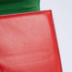 مملوكة مسبقًا Valentino Multicolor Leather Medium Embellished Rockstud Glam Lock Flap Bag