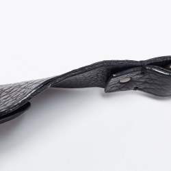 Pre Owned Valentino Black Leather Guitar Rolling Rockstud Shoulder Bag