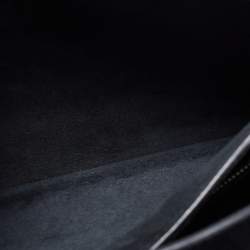 Pre Owned Valentino Black Leather Guitar Rolling Rockstud Shoulder Bag