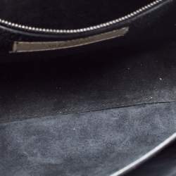 Pre Owned Valentino Black Leather Guitar Rolling Rockstud Shoulder Bag