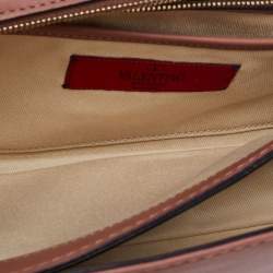 مملوكة مسبقًا Valentino Brown Leather Va Va Voom Chain Shoulder Bag