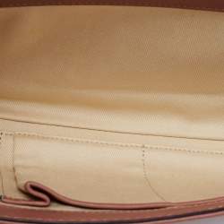 مملوكة مسبقًا Valentino Brown Leather Va Va Voom Chain Shoulder Bag