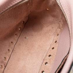 Pre Owned Valentino Pink Leather Rockstud Crossbody Bag