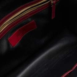 Pre Owned Valentino Multicolor Leather Medium Rockstud Glam Lock Flap Bag