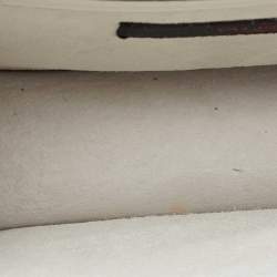 Pre Owned Valentino White Leather Small Crystal, Beaded Embellished Rockstud Glam Lock Flap Bag