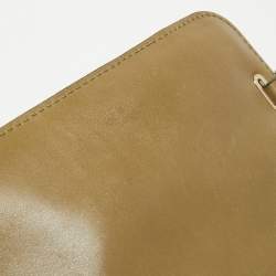 Pre Owned Valentino Green Leather Rockstud Slim Shoulder Bag