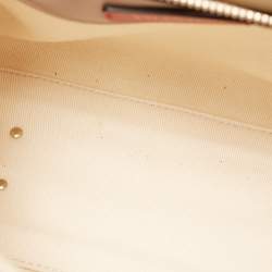 Pre Owned Valentino Pink Leather Medium Candystud Top Handle Bag