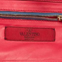 Pre Owned Valentino Multicolor Leather Mini Rockstud Trapeze Tote