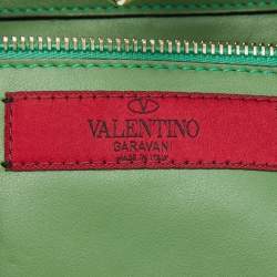 Valentino Multicolor Leather Small Rockstud Trapeze Tote