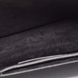 Pre Owned Valentino Black Leather SuperVee Belt Bag