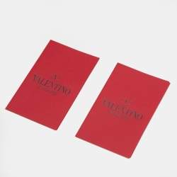 مملوكة مسبقًا حقيبة فالنتينو غلام جلد متعدد الألوان مزخرف روكستد بقفل بقلاب متوسطة