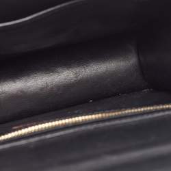 Pre Owned Valentino Black Camo Leather Small Rockstud Glam Lock Flap Bag