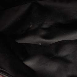 Pre Owned Valentino Black/Pink Ombre Patent and Satin Rosier Tote