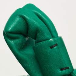 Pre Owned Valentino Green Leather Petale Hobo