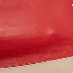 مملوكة مسبقًا Valentino Beige Leather Rockstud Wristlet Clutch