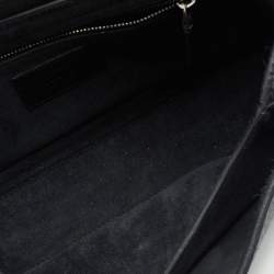 Pre Owned Valentino Black Leather Rockstud Rolling Bag
