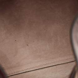 Pre Owned Valentino Burgundy Leather VLogo Bucket Bag
