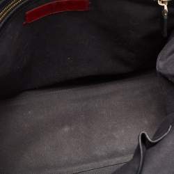 Pre Owned Valentino Black Leather Rockstud Dome Tote