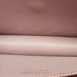 Pre Owned Valentino Beige Leather Rockstud Phone Wristlet Pouch