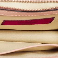 Pre Owned Valentino Beige Leather Rockstud Small Glam Lock Shoulder Bag