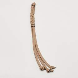 Pre Owned Valentino Beige Leather Floral Appliqué Demetra Tote