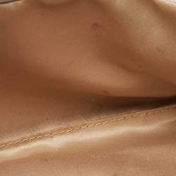 Pre Owned Valentino Silver Leather Bow Slim Clutch