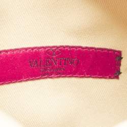Valentino Pink Leather Mini Rockstud Backpack