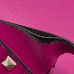 Valentino Pink Leather Mini Rockstud Backpack