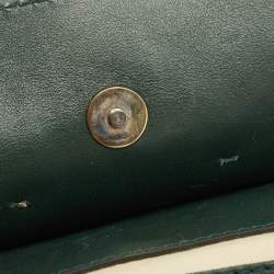 مملوكة مسبقًا Valentino Green/Dusty Pink Leather Aphrodite Bow Top Handle Bag