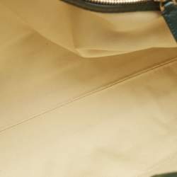 مملوكة مسبقًا Valentino Green/Dusty Pink Leather Aphrodite Bow Top Handle Bag