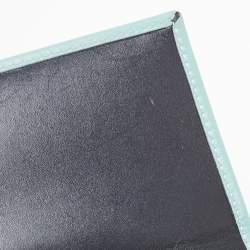 Pre Owned Valentino Green Leather Flap Continental Wallet