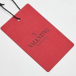 Pre Owned Valentino Beige Leather Rockstud Shopper Tote