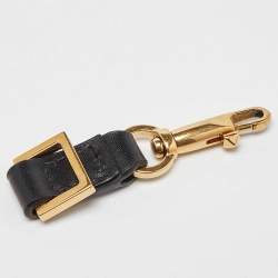 Valentino Black Leather VLogo Top Handle Bag