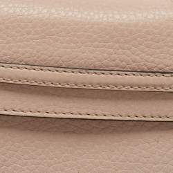Valentino Beige Leather My Rockstud Top Handle Bag