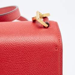 Valentino Red Leather Small VSling Shoulder Bag