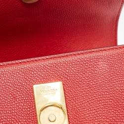 Valentino Red Leather Small VSling Shoulder Bag